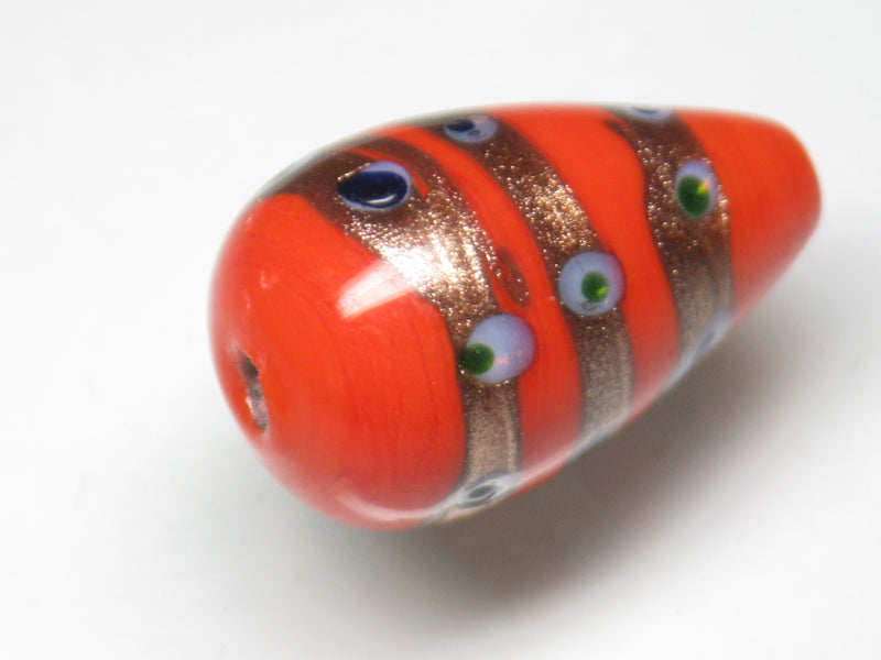 TOKO-BEADS CG731 Indian bead 15mm CG731 インドビーズ 15mm Asian bead & African bead  Handmade,Lampeork,bead,asia,india,ethnic,parts,accessory,beads とんぼ玉,ビーズ,トンボ玉,アジア,インド,エスニック,手作り,パーツ,アクセサリー