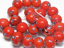 TOKO-BEADS CG742N Indian bead(24pcs) 17mm CG742N インドビーズ（24個パック） 17mm Asian bead & African bead  Handmade,Lampeork,bead,asia,india,ethnic,parts,accessory,beads とんぼ玉,ビーズ,トンボ玉,アジア,インド,エスニック,手作り,パーツ,アクセサリー