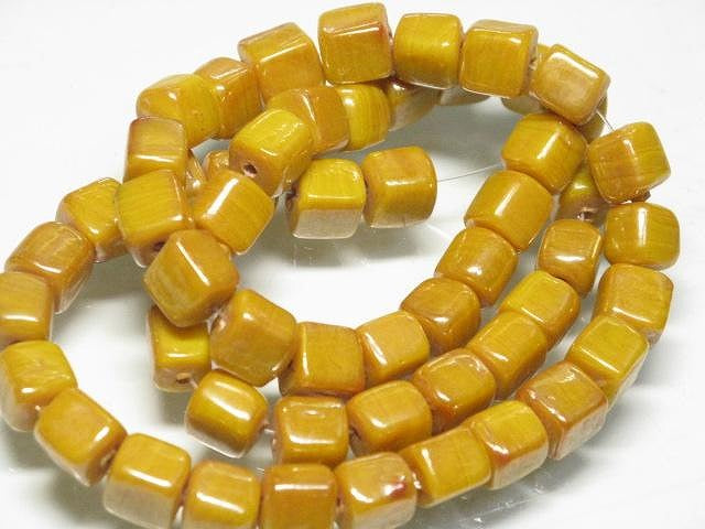 | TOKO-BEADS |CG823N ガラスビーズ（55個パック） 6mmとんぼ玉,ビーズ,トンボ玉,アジア,インド,エスニック,手作り,パーツ,アクセサリー