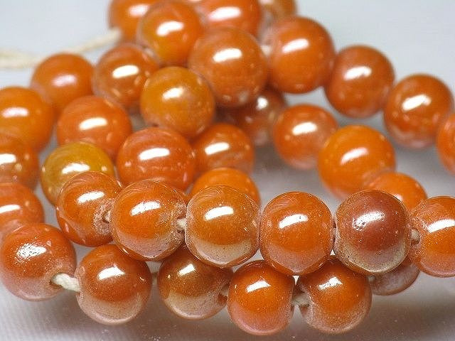 | TOKO-BEADS |CG878N ガラスビーズ（42個パック） 8.5mmとんぼ玉,ビーズ,トンボ玉,アジア,インド,エスニック,手作り,パーツ,アクセサリー