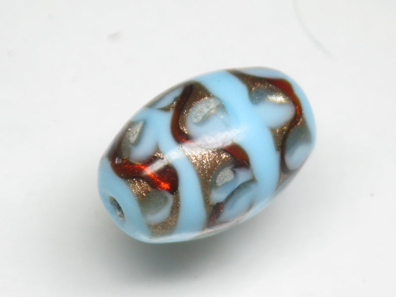 TOKO-BEADS CG907-39 Indian bead 12.5mm CG907-39 インドビーズ 12.5mm Asian bead & African bead  Handmade,Lampeork,bead,asia,india,ethnic,parts,accessory,beads とんぼ玉,ビーズ,トンボ玉,アジア,インド,エスニック,手作り,パーツ,アクセサリー