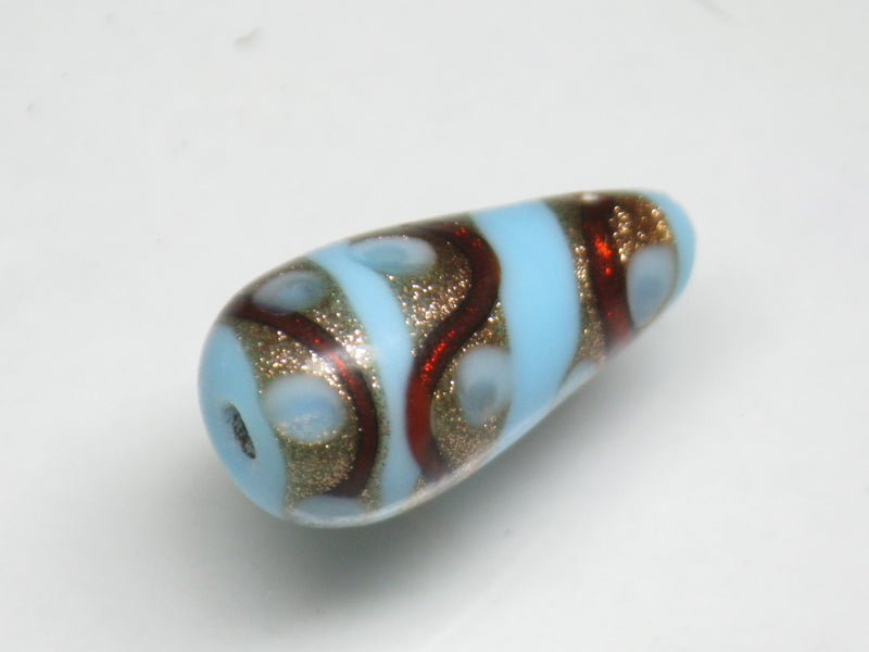 TOKO-BEADS CG907-47 Indian bead 10mm CG907-47 インドビーズ 10mm Asian bead & African bead  Handmade,Lampeork,bead,asia,india,ethnic,parts,accessory,beads とんぼ玉,ビーズ,トンボ玉,アジア,インド,エスニック,手作り,パーツ,アクセサリー