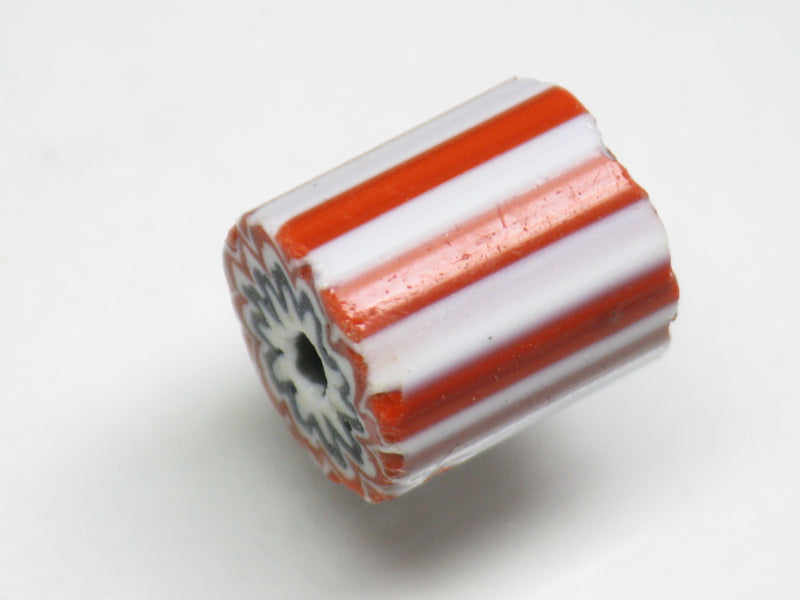 TOKO-BEADS CG907-58 Chevron bead 12mm CG907-58 シェブロンビーズ 12mm Asian bead & African bead  Handmade,Lampeork,bead,asia,india,ethnic,parts,accessory,beads とんぼ玉,ビーズ,トンボ玉,アジア,インド,エスニック,手作り,パーツ,アクセサリー