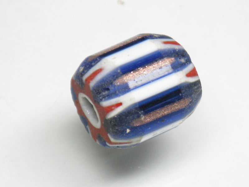 TOKO-BEADS CG907-60 Chevron bead 10mm CG907-60 シェブロンビーズ 10mm Asian bead & African bead  Handmade,Lampeork,bead,asia,india,ethnic,parts,accessory,beads とんぼ玉,ビーズ,トンボ玉,アジア,インド,エスニック,手作り,パーツ,アクセサリー