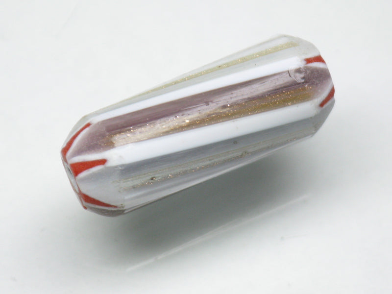 TOKO-BEADS CG907-67 Chevron bead 9mm CG907-67 シェブロンビーズ 9mm Asian bead & African bead  Handmade,Lampeork,bead,asia,india,ethnic,parts,accessory,beads とんぼ玉,ビーズ,トンボ玉,アジア,インド,エスニック,手作り,パーツ,アクセサリー