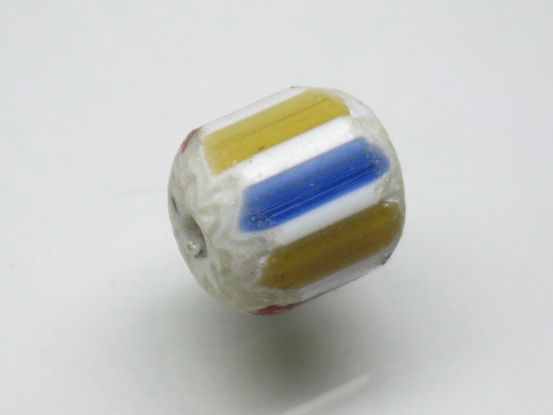 TOKO-BEADS CG907-72 Chevron bead 12.5mm CG907-72 シェブロンビーズ 12.5mm Asian bead & African bead  Handmade,Lampeork,bead,asia,india,ethnic,parts,accessory,beads とんぼ玉,ビーズ,トンボ玉,アジア,インド,エスニック,手作り,パーツ,アクセサリー
