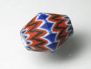 TOKO-BEADS CG907-77 Chevron bead 12mm CG907-77 シェブロンビーズ 12mm Asian bead & African bead  Handmade,Lampeork,bead,asia,india,ethnic,parts,accessory,beads とんぼ玉,ビーズ,トンボ玉,アジア,インド,エスニック,手作り,パーツ,アクセサリー