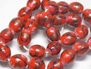 TOKO-BEADS CG907N-32 Indian bead (28pcs) 13mm CG907N-32 インドビーズ（28個パック） 13mm Asian bead & African bead  Handmade,Lampeork,bead,asia,india,ethnic,parts,accessory,beads とんぼ玉,ビーズ,トンボ玉,アジア,インド,エスニック,手作り,パーツ,アクセサリー