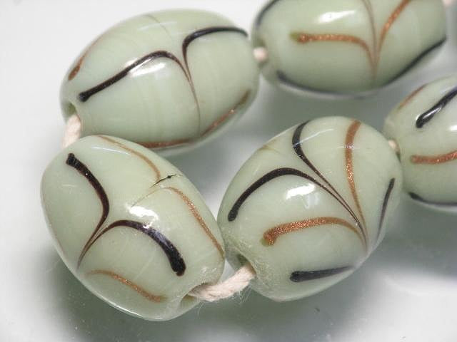 TOKO-BEADS CG907N-37 Indian bead (24pcs) 12mm CG907N-37 インドビーズ（24個パック） 12mm Asian bead & African bead  Handmade,Lampeork,bead,asia,india,ethnic,parts,accessory,beads とんぼ玉,ビーズ,トンボ玉,アジア,インド,エスニック,手作り,パーツ,アクセサリー
