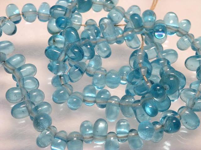 | TOKO-BEADS |CG915N-06 しずく型ビーズ（100個パック） 9~10mmとんぼ玉,ビーズ,トンボ玉,アジア,インド,エスニック,手作り,パーツ,アクセサリー