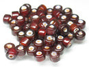 TOKO-BEADS CG916P-07 White heart bead (30g) 7~8mm CG916P-07 ホワイトハートビーズ（30g） 7~8mm Asian bead & African bead  Handmade,Lampeork,bead,asia,india,ethnic,parts,accessory,beads とんぼ玉,ビーズ,トンボ玉,アジア,インド,エスニック,手作り,パーツ,アクセサリー