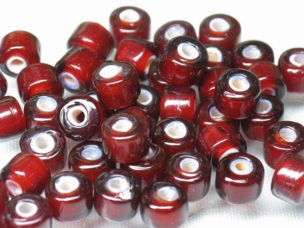 TOKO-BEADS CG916P-08 White heart bead (30g) 7.5~8.5mm CG916P-08 ホワイトハートビーズ（30g） 7.5~8.5mm Asian bead & African bead  Handmade,Lampeork,bead,asia,india,ethnic,parts,accessory,beads とんぼ玉,ビーズ,トンボ玉,アジア,インド,エスニック,手作り,パーツ,アクセサリー