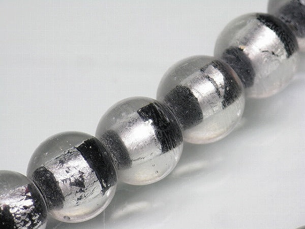 TOKO-BEADS CG917P-05 Silver foil bead (40pcs) 11mm CG917P-05 シルバーフォイルビーズ（40個パック） 11mm Asian bead & African bead  Handmade,Lampeork,bead,asia,india,ethnic,parts,accessory,beads とんぼ玉,ビーズ,トンボ玉,アジア,インド,エスニック,手作り,パーツ,アクセサリー