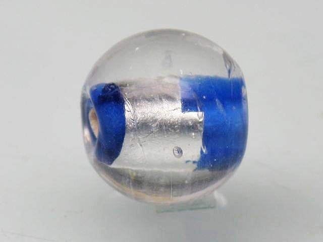 TOKO-BEADS CG917S-02 Silver foil bead 11mm CG917S-02 シルバーフォイルビーズ 11mm Asian bead & African bead  Handmade,Lampeork,bead,asia,india,ethnic,parts,accessory,beads とんぼ玉,ビーズ,トンボ玉,アジア,インド,エスニック,手作り,パーツ,アクセサリー