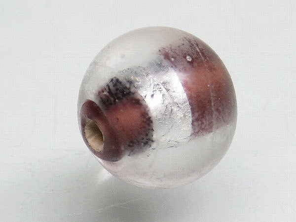 TOKO-BEADS CG917S-03 Silver foil bead 11mm CG917S-03 シルバーフォイルビーズ 11mm Asian bead & African bead  Handmade,Lampeork,bead,asia,india,ethnic,parts,accessory,beads とんぼ玉,ビーズ,トンボ玉,アジア,インド,エスニック,手作り,パーツ,アクセサリー
