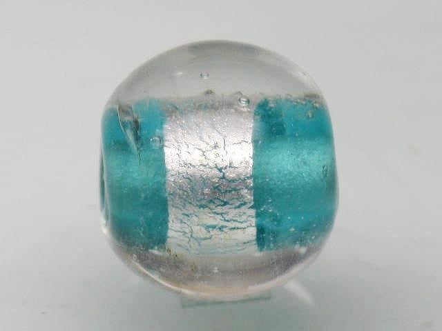 TOKO-BEADS CG917S-07 Silver foil bead 11mm CG917S-07 シルバーフォイルビーズ 11mm Asian bead & African bead  Handmade,Lampeork,bead,asia,india,ethnic,parts,accessory,beads とんぼ玉,ビーズ,トンボ玉,アジア,インド,エスニック,手作り,パーツ,アクセサリー