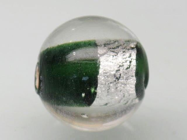 TOKO-BEADS CG917S-08 Silver foil bead 11mm CG917S-08 シルバーフォイルビーズ 11mm Asian bead & African bead  Handmade,Lampeork,bead,asia,india,ethnic,parts,accessory,beads とんぼ玉,ビーズ,トンボ玉,アジア,インド,エスニック,手作り,パーツ,アクセサリー