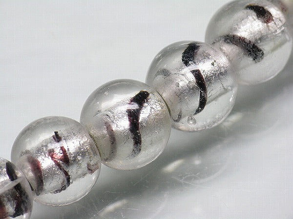 TOKO-BEADS CG918P-04 Silver foil bead (40pcs) 11mm CG918P-04 シルバーフォイルビーズ（40個パック） 11mm Asian bead & African bead  Handmade,Lampeork,bead,asia,india,ethnic,parts,accessory,beads とんぼ玉,ビーズ,トンボ玉,アジア,インド,エスニック,手作り,パーツ,アクセサリー