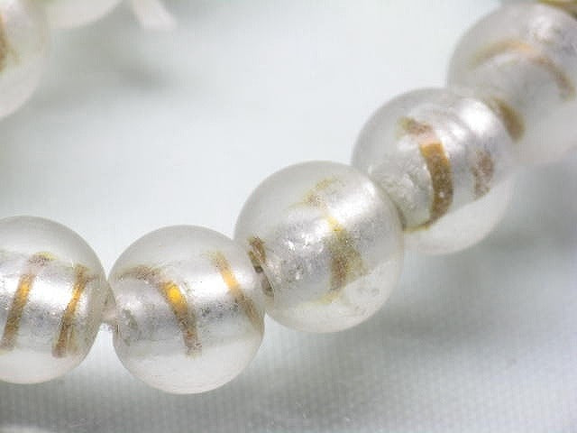TOKO-BEADS CG918P-05 Silver foil bead (40pcs) 11mm CG918P-05 シルバーフォイルビーズ（40個パック） 11mm Asian bead & African bead  Handmade,Lampeork,bead,asia,india,ethnic,parts,accessory,beads とんぼ玉,ビーズ,トンボ玉,アジア,インド,エスニック,手作り,パーツ,アクセサリー
