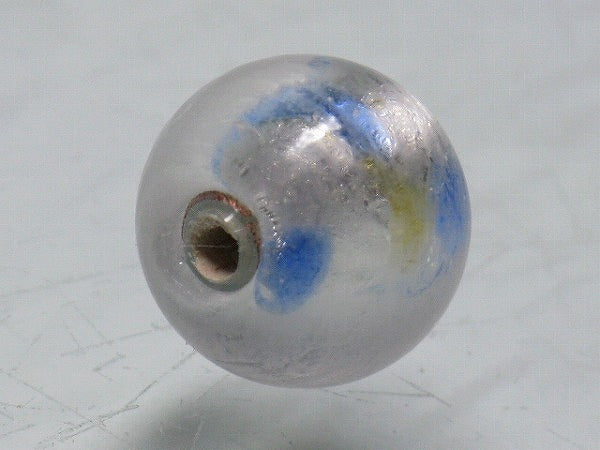 TOKO-BEADS CG918S-02 Silver foil bead 11mm CG918S-02 シルバーフォイルビーズ 11mm Asian bead & African bead  Handmade,Lampeork,bead,asia,india,ethnic,parts,accessory,beads とんぼ玉,ビーズ,トンボ玉,アジア,インド,エスニック,手作り,パーツ,アクセサリー