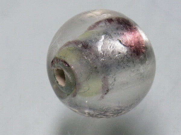 TOKO-BEADS CG918S-03 Silver foil bead 11mm CG918S-03 シルバーフォイルビーズ 11mm Asian bead & African bead  Handmade,Lampeork,bead,asia,india,ethnic,parts,accessory,beads とんぼ玉,ビーズ,トンボ玉,アジア,インド,エスニック,手作り,パーツ,アクセサリー