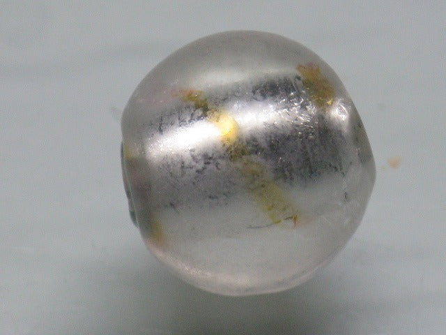 TOKO-BEADS CG918S-06 Silver foil bead 11mm CG918S-06 シルバーフォイルビーズ 11mm Asian bead & African bead  Handmade,Lampeork,bead,asia,india,ethnic,parts,accessory,beads とんぼ玉,ビーズ,トンボ玉,アジア,インド,エスニック,手作り,パーツ,アクセサリー