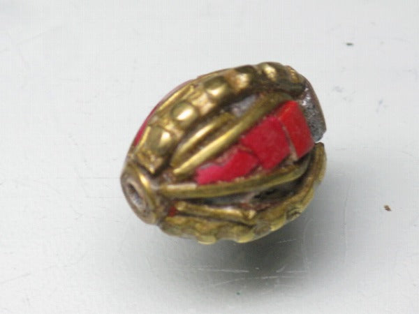 TOKO-BEADS CL101-38 Indian Ladakh bead 10mm CL101-38 ラダックビーズ 10mm Asian bead & African bead  Handmade,Lampeork,bead,asia,india,ethnic,parts,accessory,beads とんぼ玉,ビーズ,トンボ玉,アジア,インド,エスニック,手作り,パーツ,アクセサリー