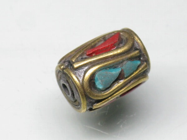 TOKO-BEADS CL101-41 Indian Ladakh bead 8mm CL101-41 ラダックビーズ 8mm Asian bead & African bead  Handmade,Lampeork,bead,asia,india,ethnic,parts,accessory,beads とんぼ玉,ビーズ,トンボ玉,アジア,インド,エスニック,手作り,パーツ,アクセサリー