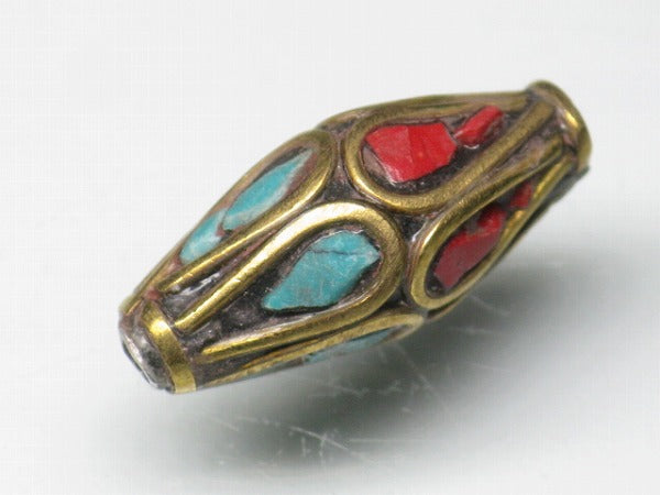 TOKO-BEADS CL101-44 Indian Ladakh bead 8mm CL101-44 ラダックビーズ 8mm Asian bead & African bead  Handmade,Lampeork,bead,asia,india,ethnic,parts,accessory,beads とんぼ玉,ビーズ,トンボ玉,アジア,インド,エスニック,手作り,パーツ,アクセサリー