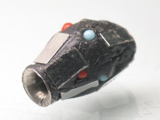 TOKO-BEADS CL201-51 Indian Ladakh bead 11mm CL201-51 ラダックビーズ 11mm Asian bead & African bead  Handmade,Lampeork,bead,asia,india,ethnic,parts,accessory,beads とんぼ玉,ビーズ,トンボ玉,アジア,インド,エスニック,手作り,パーツ,アクセサリー