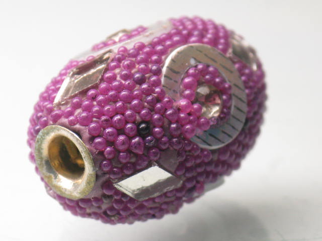 TOKO-BEADS CL201-55 Indian Ladakh bead 14.5mm CL201-55 ラダックビーズ 14.5mm Asian bead & African bead  Handmade,Lampeork,bead,asia,india,ethnic,parts,accessory,beads とんぼ玉,ビーズ,トンボ玉,アジア,インド,エスニック,手作り,パーツ,アクセサリー
