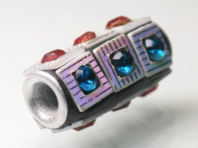 TOKO-BEADS CL201-63 Indian Ladakh bead 11mm CL201-63 ラダックビーズ 11mm Asian bead & African bead  Handmade,Lampeork,bead,asia,india,ethnic,parts,accessory,beads とんぼ玉,ビーズ,トンボ玉,アジア,インド,エスニック,手作り,パーツ,アクセサリー
