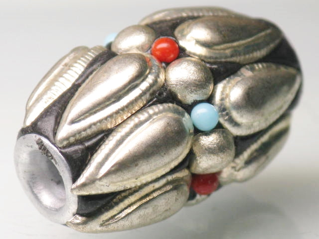 TOKO-BEADS CL201-97 Indian Ladakh bead 15.5mm CL201-97 ラダックビーズ 15.5mm Asian bead & African bead  Handmade,Lampeork,bead,asia,india,ethnic,parts,accessory,beads とんぼ玉,ビーズ,トンボ玉,アジア,インド,エスニック,手作り,パーツ,アクセサリー