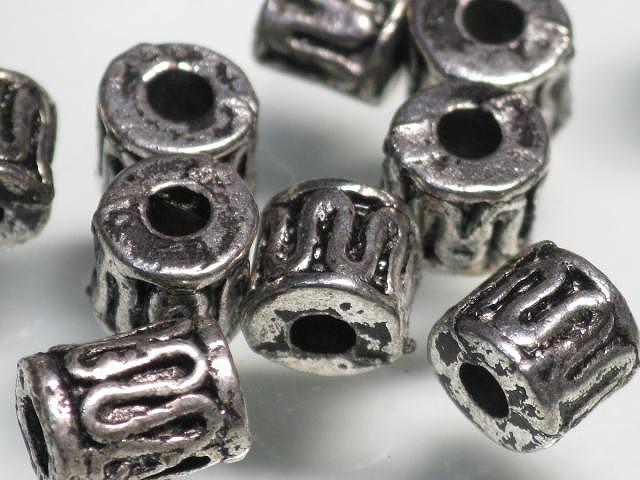 | TOKO-BEADS |CM018P メタルビーズ（50個パック） 6mm 在庫限りとんぼ玉,ビーズ,トンボ玉,アジア,インド,エスニック,手作り,パーツ,アクセサリー