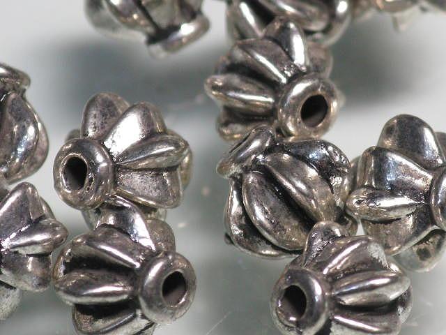 | TOKO-BEADS |CM027P メタルビーズ（50個パック） 7mm 在庫限りとんぼ玉,ビーズ,トンボ玉,アジア,インド,エスニック,手作り,パーツ,アクセサリー