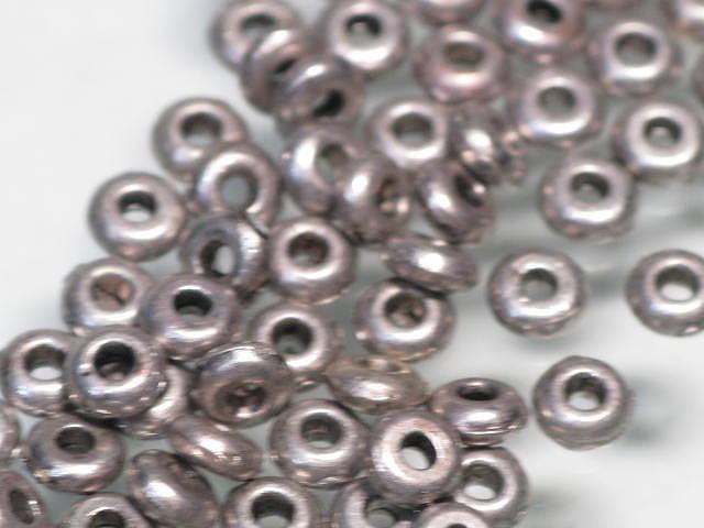 | TOKO-BEADS |CM104P メタルビーズ（50個パック） 3mmとんぼ玉,ビーズ,トンボ玉,アジア,インド,エスニック,手作り,パーツ,アクセサリー