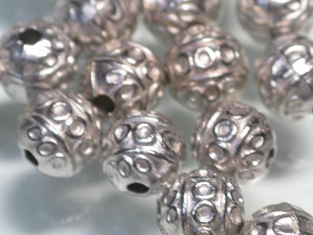TOKO-BEADS CM110P Metal bead (50pcs) 7mm CM110P メタルビーズ（50個パック） 7mm Asian bead & African bead  Handmade,Lampeork,bead,asia,india,ethnic,parts,accessory,beads とんぼ玉,ビーズ,トンボ玉,アジア,インド,エスニック,手作り,パーツ,アクセサリー