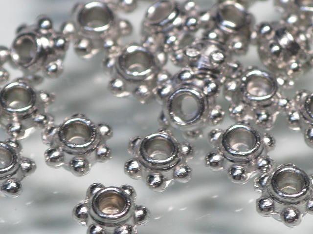 TOKO-BEADS CM125P Metal bead (50pcs) 4.5mm CM125P メタルビーズ（50個パック） 4.5mm Asian bead & African bead  Handmade,Lampeork,bead,asia,india,ethnic,parts,accessory,beads とんぼ玉,ビーズ,トンボ玉,アジア,インド,エスニック,手作り,パーツ,アクセサリー