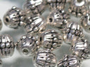 TOKO-BEADS CM127P Metal bead (50pcs) 6mm CM127P メタルビーズ（50個パック） 6mm Asian bead & African bead  Handmade,Lampeork,bead,asia,india,ethnic,parts,accessory,beads とんぼ玉,ビーズ,トンボ玉,アジア,インド,エスニック,手作り,パーツ,アクセサリー