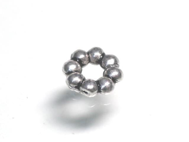 | TOKO-BEADS |CM134 メタルビーズ 6.5mmとんぼ玉,ビーズ,トンボ玉,アジア,インド,エスニック,手作り,パーツ,アクセサリー