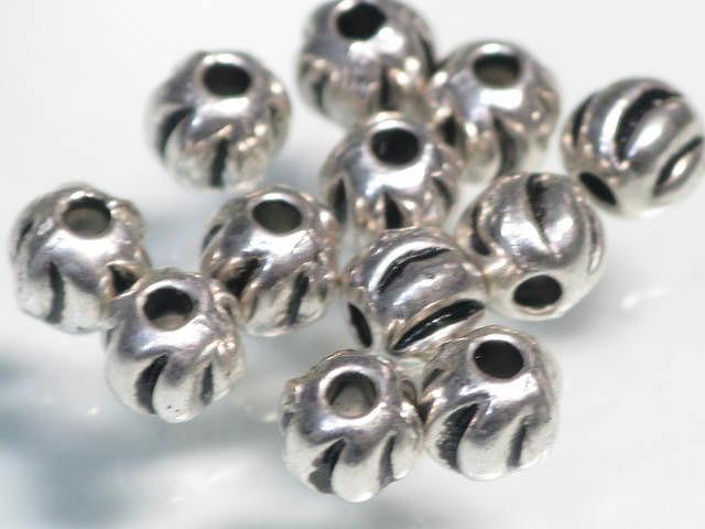 | TOKO-BEADS |CM142P メタルビーズ（50個パック） 4mmとんぼ玉,ビーズ,トンボ玉,アジア,インド,エスニック,手作り,パーツ,アクセサリー