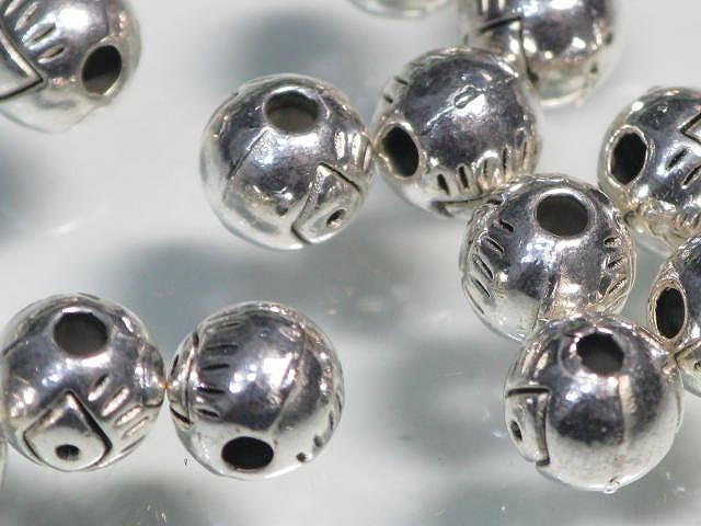 TOKO-BEADS CM144P Metal bead (50pcs) 5mm CM144P メタルビーズ（50個パック） 5mm Asian bead & African bead  Handmade,Lampeork,bead,asia,india,ethnic,parts,accessory,beads とんぼ玉,ビーズ,トンボ玉,アジア,インド,エスニック,手作り,パーツ,アクセサリー