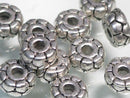 TOKO-BEADS CM152P Metal bead (50pcs) 7mm CM152P メタルビーズ（50個パック） 7mm Asian bead & African bead  Handmade,Lampeork,bead,asia,india,ethnic,parts,accessory,beads とんぼ玉,ビーズ,トンボ玉,アジア,インド,エスニック,手作り,パーツ,アクセサリー