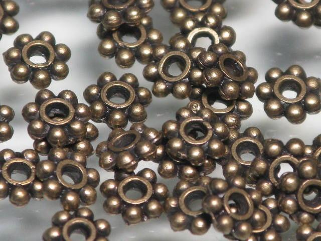 | TOKO-BEADS |CM165P メタルビーズ（50個パック） 3.5mmとんぼ玉,ビーズ,トンボ玉,アジア,インド,エスニック,手作り,パーツ,アクセサリー