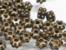TOKO-BEADS CM166P Metal bead (50pcs) 4mm CM166P メタルビーズ（50個パック） 4mm Asian bead & African bead  Handmade,Lampeork,bead,asia,india,ethnic,parts,accessory,beads とんぼ玉,ビーズ,トンボ玉,アジア,インド,エスニック,手作り,パーツ,アクセサリー