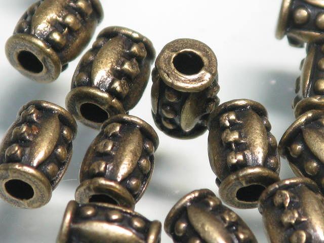 | TOKO-BEADS |CM174P メタルビーズ（50個パック） 4mmとんぼ玉,ビーズ,トンボ玉,アジア,インド,エスニック,手作り,パーツ,アクセサリー