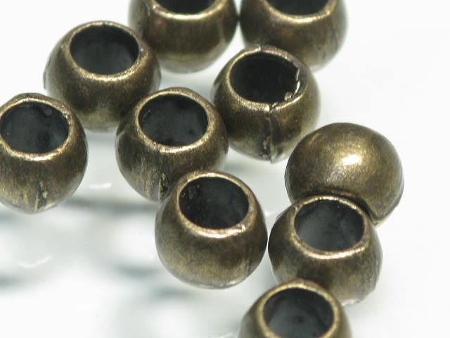 | TOKO-BEADS |CM175P メタルビーズ（50個パック） 6.5mmとんぼ玉,ビーズ,トンボ玉,アジア,インド,エスニック,手作り,パーツ,アクセサリー