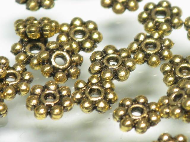TOKO-BEADS CM181P Metal bead (50pcs) 5mm CM181P メタルビーズ（50個パック） 5mm Asian bead & African bead  Handmade,Lampeork,bead,asia,india,ethnic,parts,accessory,beads とんぼ玉,ビーズ,トンボ玉,アジア,インド,エスニック,手作り,パーツ,アクセサリー
