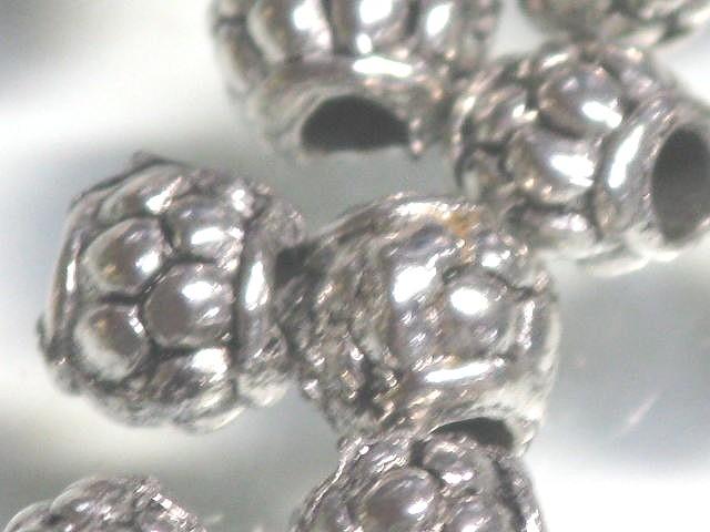 | TOKO-BEADS |CM196P メタルビーズ（50個パック） 5mmとんぼ玉,ビーズ,トンボ玉,アジア,インド,エスニック,手作り,パーツ,アクセサリー