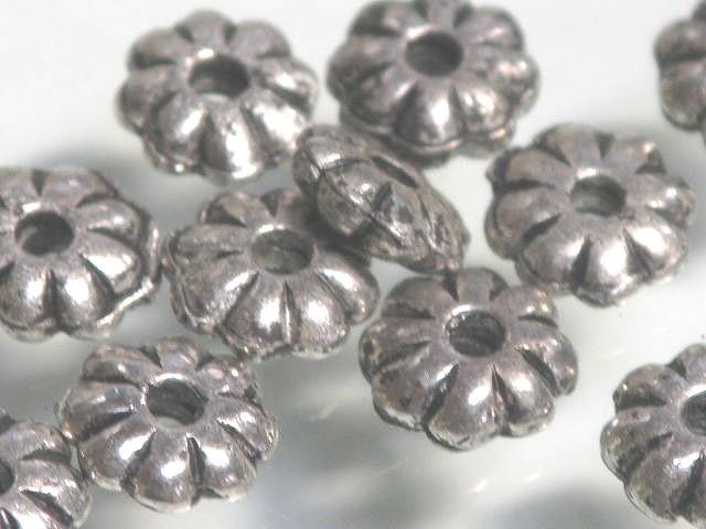 | TOKO-BEADS |CM202P メタルビーズ（50個パック） 5.5mmとんぼ玉,ビーズ,トンボ玉,アジア,インド,エスニック,手作り,パーツ,アクセサリー